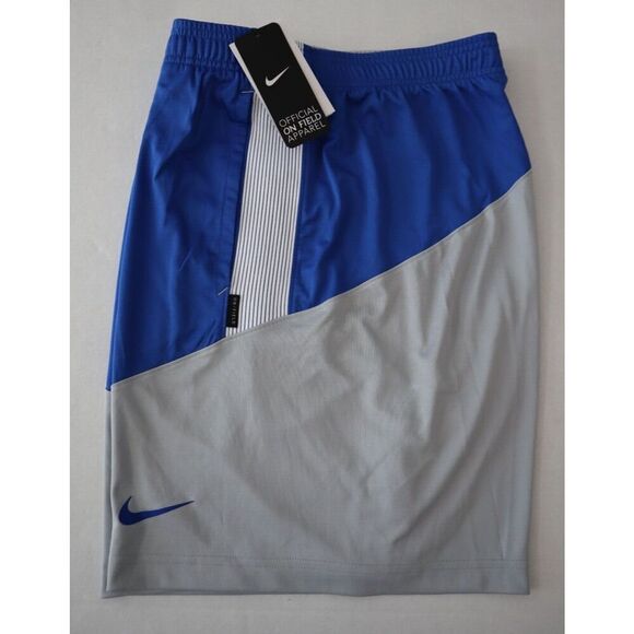 Nike ZDJ4897 Men's Sz Large Royal Blue/Silver Dri-FIT On Field Player Shorts - Picture 5 of 6